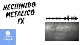 Sonido de rechinido metálico 1  efecto de sonido sound effect [upl. by Pineda]