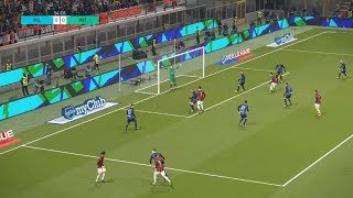 AC Milan vs Inter Milan  Coppa Italia  14 Finale  27 Décembre 2017  PES 2018 [upl. by Melone]