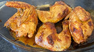 Frango assado no forno com gosto de churrasco [upl. by Ynnelg]