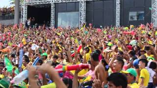 Reação da torcida no momento do gol da Seleção Brasileira [upl. by Alvis]