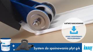 Knauf  system do spoinowania łączeń płyt gk [upl. by Ydnim]