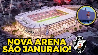 OFICIAL VEJA COMO VAI FICAR A ARENA SÃO JANUÁRIO NOVO ESTÁDIO DO VASCO [upl. by Adriena978]