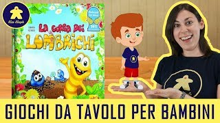 La Corsa dei Lombrichi  Gioco da Tavolo per Bambini  4 anni [upl. by Lobel255]