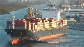 quotPushing Tinquot at Port Everglades  CAP IRENE  312012 [upl. by Ginsburg]