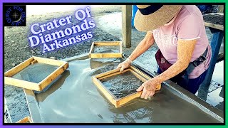 We Made It To Crater Of Diamonds Arkansas  Rockhounding For Real diamonds  By Quest For Details [upl. by Kosey120]