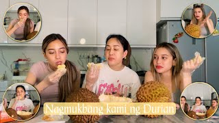 Mukbang ng durian with Marie Twins [upl. by Atis]