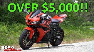 Highly Modified 08 CBR600RR Over 5000 Invested [upl. by Ahsikram]