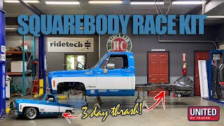 A SURPRISE 3 DAY THRASH  New Detroit Speed SPEEDMAX Squarebody race kit review and install [upl. by Egiap]