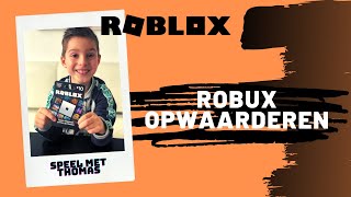 ROBLOX GIFT CARDROBUX OPWAARDEREN  SPEEL MET THOMAS [upl. by Anitsej317]