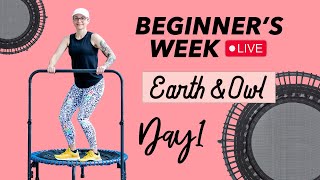 Gentle 15 Minute Rebounder Workout Senior Friendly  DAY ONE Beginners Week [upl. by Annayt]