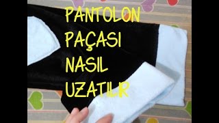 ♻️PİJAMA PAÇASI NASIL UZATILIR [upl. by Soisanahta]