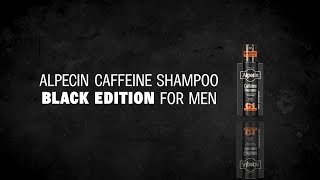 Alpecin Caffeine Shampoo C1 Black Edition Strong Hair Begins Here [upl. by Atinaw]