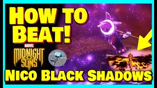 Nico Black Shadows  Nico Forge Challenge Solved Quick walkthrough Marvels Midnight Suns [upl. by Arnon]