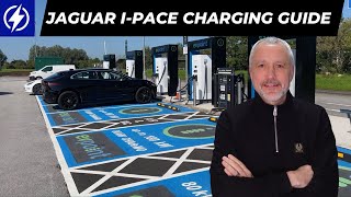 Jaguar IPACE charging guide [upl. by Ellertnom]