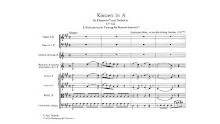 Mozart Basset Clarinet Concerto in A major K 622 with Score [upl. by Tima191]