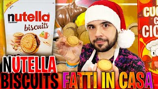 Nutella Biscuits Fatti In Casa  la Mia Ricetta Facile e Golosa quotIn Cucina con Ciccioquot [upl. by Akinal750]