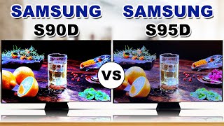 Samsung S90D  OLED TV vs Samsung S95D  OLED TV  Samsung TVs at CES 2024 [upl. by Atiuqehc670]