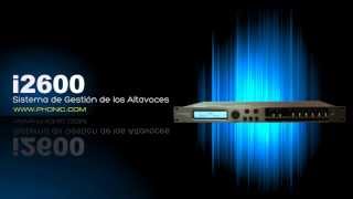 i2600 sistema de gestión de altavoces [upl. by Abey638]