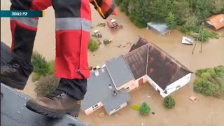 WODA ZABIERA WSZYSTKO ● ŚLĄSK SYTUACJA HYDROLOGICZNA ● RATUNKIEM ZBIORNIK RACIBÓRZ DOLNY 160924 [upl. by Nollat]