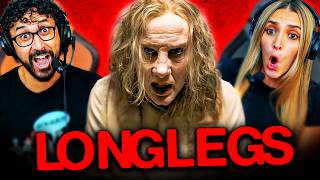 LONGLEGS 2024 MOVIE REACTION Nicolas Cage  Maika Monroe  First Time Watch  Full Movie Review [upl. by Yekram315]