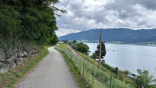 Fahrradtour um den Ossiachersee Radweg Ossiachersee Kärnten [upl. by Aicilic830]