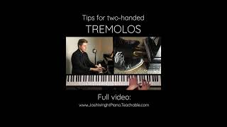 TREMOLOS Tips For Speed amp Evenness With TwoHanded Tremolos Shorts [upl. by Arinay]