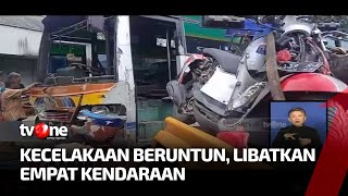 Tabrakan Beruntun di Solo Memakan Satu koban Jiwa  Kabar Pagi tvOne [upl. by Nelda]