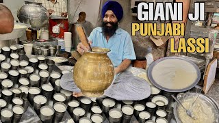 Giani Ki Punjabi Lassi  Amritsar Street Food  Indian Street Food [upl. by Leachim]