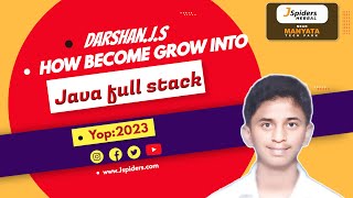 🚀 Join Darshan J on his Journey from Aspiring Developer to Java Full Stack Pro 🌟jspidershebbal [upl. by Oguh229]