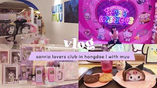 KOREA VLOG 🇰🇷  SHOPPING AT WITH MUU HONGDAE  SANRIO LOVERS CLUB CAFE amp GIFT SHOP [upl. by Ringe258]