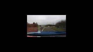 Van Doesnt Pull Onto Roundabout Quick Enough baddriversuk dashcam baddriving [upl. by Arron43]