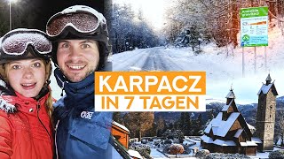 Schnee Ski und SchwerkraftAnomalie  7 Tage KARPACZ Polen [upl. by Natsreik591]