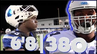 68 380  Evan Neal  IMG Football Academy  Class of 2019  Junior Year Spotlight [upl. by Henrie]