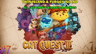 Cat quest 3 walkthrough 7  Twin island amp Furggy island  All last collectibles amp quests [upl. by Lenroc]