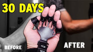 30 Days Of Using Cheapest Finger Gripper  Results Veins Transformation Forearm Strength  Review [upl. by Vladamir]