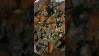 Meat 🥩 with Veggies 🥗 🥕 meat youtubeshorts yummy [upl. by Agretha]