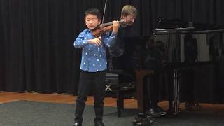 Wieniawski Concerto No 2 3rd Movement  Christian Li Aged 9 [upl. by Danialah930]