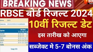 Rbse board resultराजस्थान बोर्ड रिजल्ट 2024Rajasthan board result 2024Rbse 10th board result 2024 [upl. by Thaddaus150]