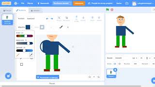Programowanie w Scratchu Ruchome obrazki Informatyka klasa 5 WSiP [upl. by Adina]