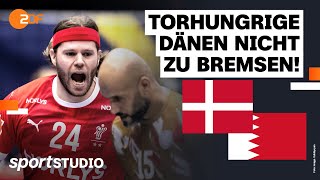 Dänemark – Bahrain Highlights  HandballWM 2023  sportstudio [upl. by Celia]