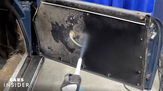 How Dry Ice Is Used To Deep Clean Cars  Cars Insider [upl. by Yeltnarb]