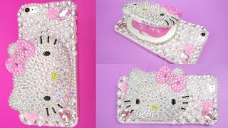 Funda 3D con CRISTALES y ESPEJO HELLO KITTY ðŸ’• FantasticAzul [upl. by Ehrenberg584]