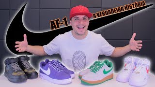 A história do AIR FORCE 1 da Nike [upl. by Neehsas]