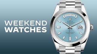 Rolex Platinum DayDate Ice Blue — Reviews and Buying Guide for Patek Philippe Panerai and More [upl. by Norga]