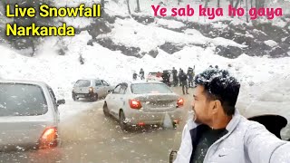 Narkanda  Most Beautiful Place Near Shimla Kufri Himachal NarkandaSnowfall 2023 Ajju0008YT [upl. by Lenroc]