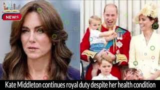 Kate Middletons Royal Commitment Despite Health Condition  Behind the Scenes Update [upl. by Langill292]