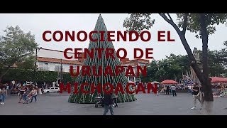 RECORRIDO por el CENTRO de URUAPAN México [upl. by Oknuj925]