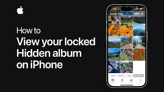 How to view your locked Hidden album on iPhone  Apple Support [upl. by Saitam]