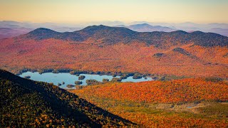 Fall hike up Hough and Dix Mountain in the Adirondack Mountains [upl. by Ahtaela]