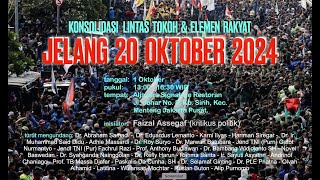 NGERI AKTIVIS amp PARA TOKOH KUMPUL ADA APA DI 20 OKTOBER [upl. by Gniw]